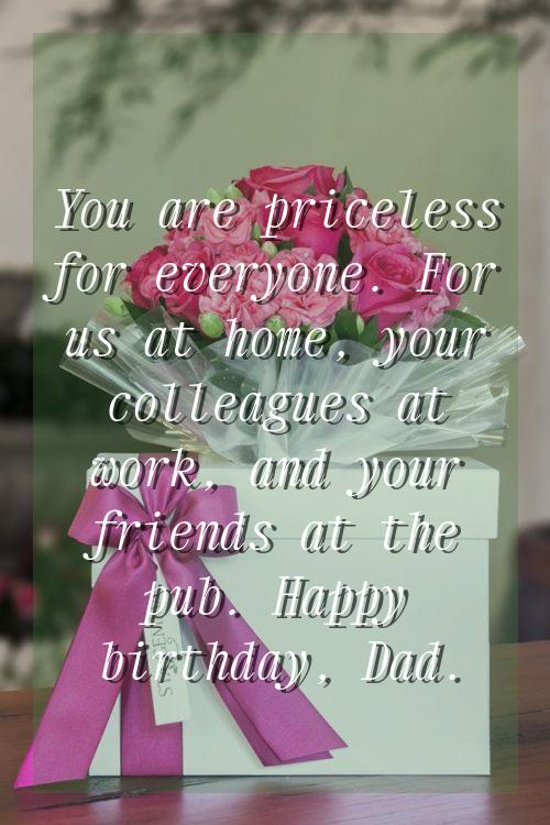 birthday to father quotes
